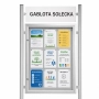 Gablota sołecka wolnostojąca Tendance - gablota informacyjna zewnętrzna
